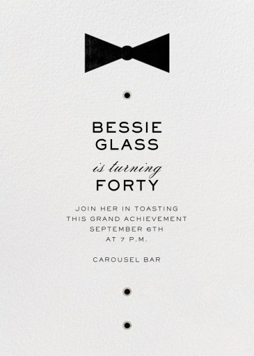 Black Tie Affair by Paperless Post