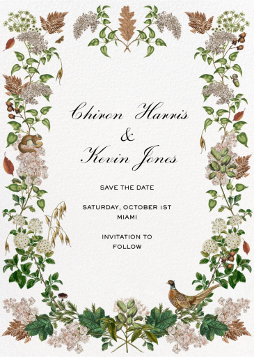 Fall Pheasant - Invitation by Stephanie Fishwick