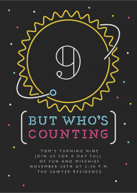 Space Age Neon by Paperless Post