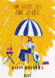 Sunshine (Mr. Boddington's Studio) - Mother's Day Card by Mr. Boddington's Studio