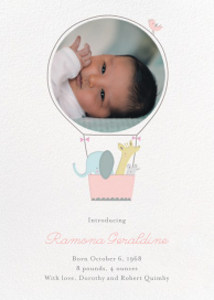 First Flight - Birth Announcement by Little Cube