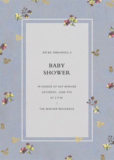 Poppea - Baby Shower Invitation by Brock Collection