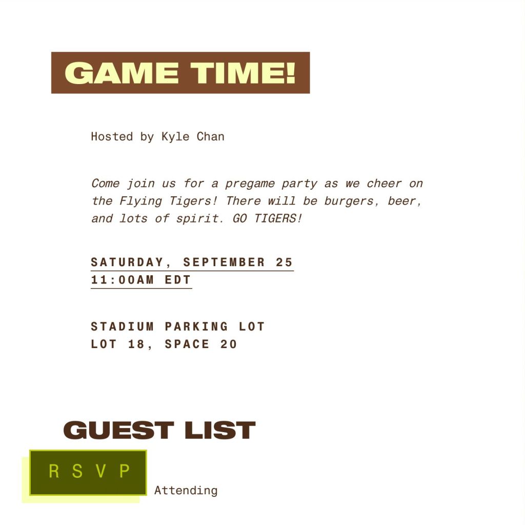 Paperless Post Flyer Free, easy, customizable event pages