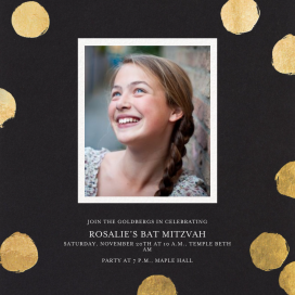 Reese (Photo) - Bar & Bat Mitzvah Invitation by Sugar Paper