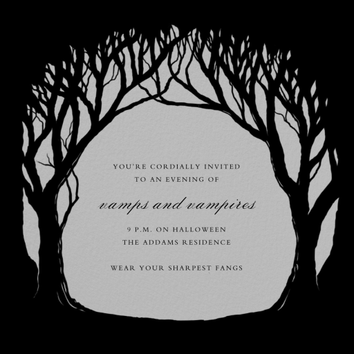 The Woods are Lovely - Invitation by Paperless Post