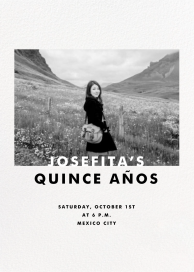 Tall Horizontal (Photo) - Quinceañera Invitation by Paperless Post