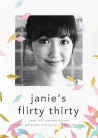 Flutter Photo - Birthday Invitation by CONFETTISYSTEM