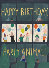 Wild Times (Kate Pugsley) - Birthday Card by Red Cap Cards