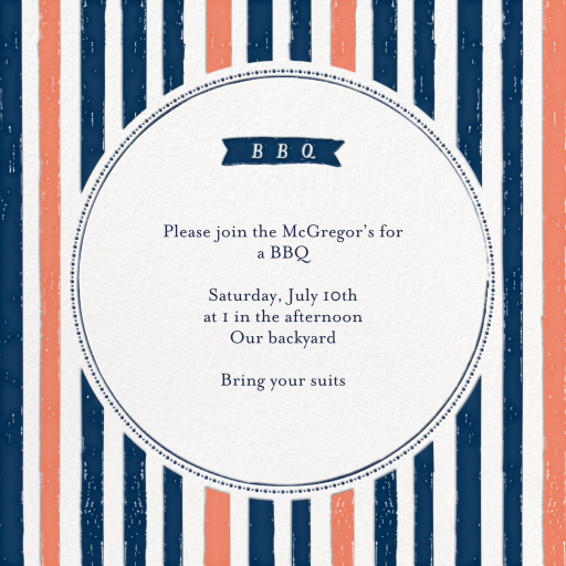 I'll Take Two Burgers - BBQ Invitation by Mr. Boddington's Studio