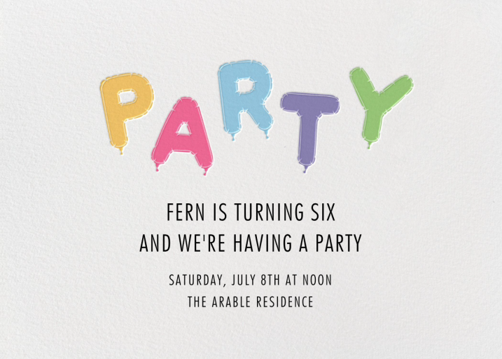 Mylar Party - Holiday Save the Date by Paperless Post