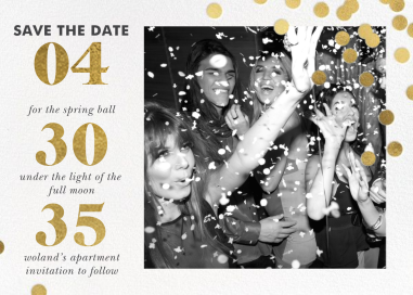 Confetti Ceremony - Save the Date by kate spade new york