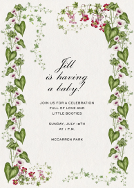 Berry Blossoms - Baby Shower Invitation by Stephanie Fishwick