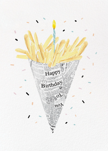 Fry Day - Birthday Card by Party of One