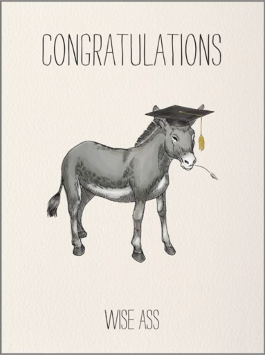 Wise Ass - Graduation Card by Paperless Post