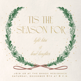 Snowy Sprigs - Christmas Party Invitation by Paperless Post
