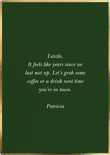 Happy to See You - Greeting Card by kate spade new york - Back