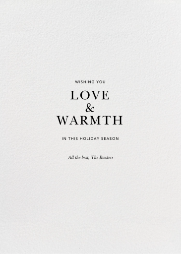 Konfetti Photo - Holiday Card by Kelly Wearstler - Back