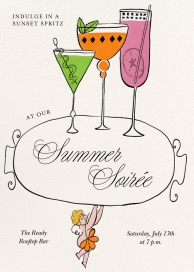 Cherub Soirée - Summer Party Invitation by Tamborine Press