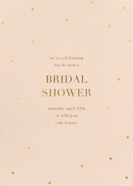 Scattered Dots - Bridal Shower Invitation by Sugar Paper
