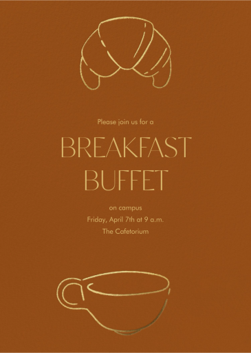 Petit Dejeuner - Brunch Invitation by Paperless Post