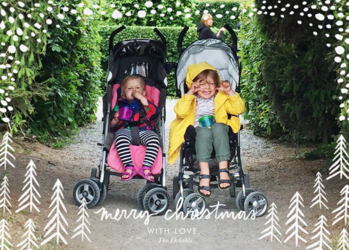 Pollenpine Snow - Christmas Card by Linda and Harriett