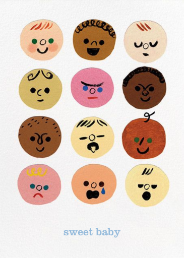 Baby Faces (Christian Robinson) by Red Cap Cards