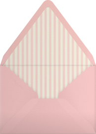 Sobre para invitación « Baby Shower » con estampado floral de cuadros vichy