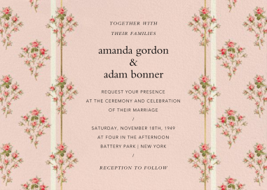 Rosalie - Wedding Invitation by Brock Collection