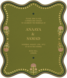 Wavy With Yellow Flowers by Chand Sitara