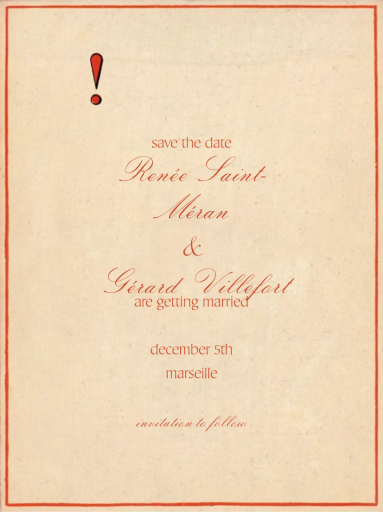 Red Letter by John Derian - Back