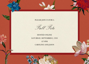 Botanist - Fall Party Invitation by Oscar de la Renta