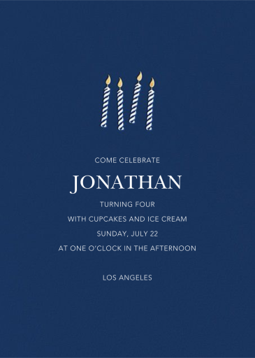 And One for Good Luck - Birthday Invitation by Sugar Paper