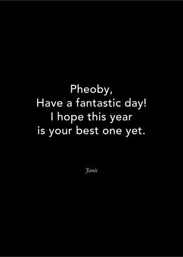 Bang On - Funny Birthday Card by Party of One - Back