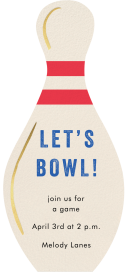 Bowling Pin Cutout by Meri Meri