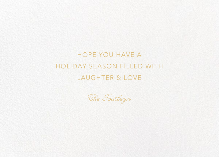 Light Work (Kate Pugsley) - Christmas Card by Red Cap Cards - Back