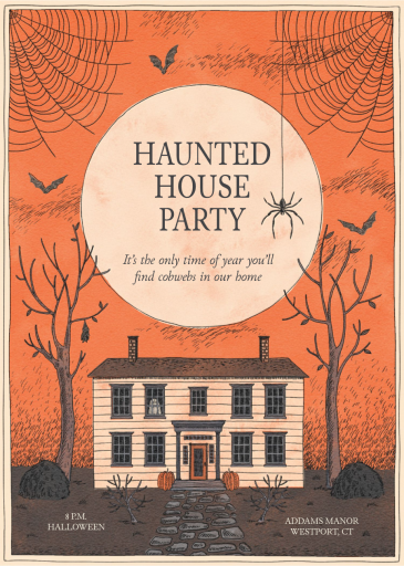 Moonlight Mischief - Halloween Invitation by Martha Stewart