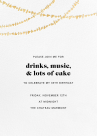 Streamer Shapes (Tall) - Birthday Invitation by Paperless Post