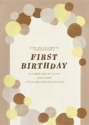 Balloon Arch by Paperless Post