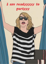 Wiig Out - Birthday Card by Party Mountain