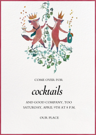 Fox Kingdom - Cocktail Party Invitation by Happy Menocal