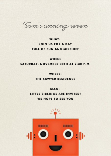 Indigo Robot by The Indigo Bunting - Back