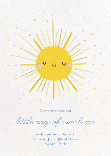 Sunny Greetings by Little Cube