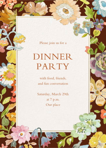 Classic Meadow - Fall Party Invitation by Liberty