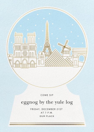 Skyline Snowglobe by Paperless Post