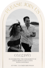 Under the Arch - Engagement Party Invitation by Paperless Post