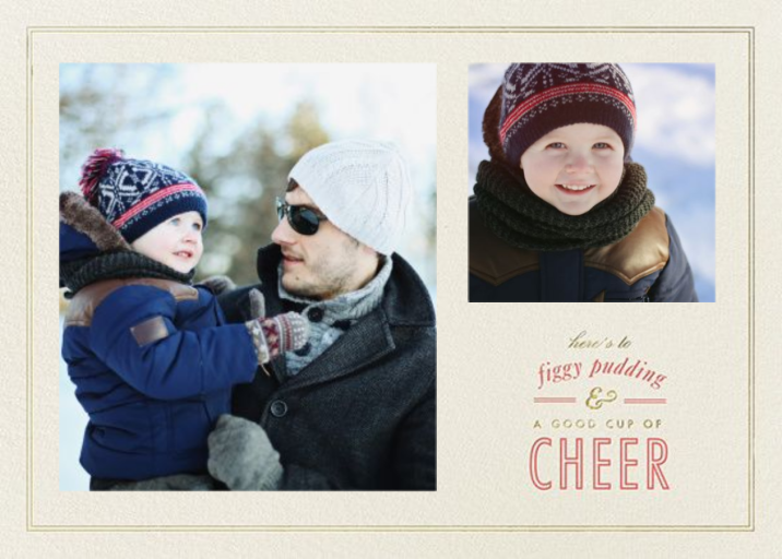 Figgy Cheer - Holiday Card by Paperless Post