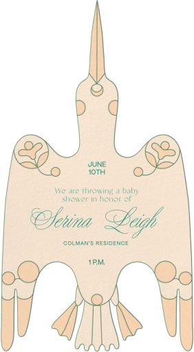 Birdsong - Baby Shower Invitation by Rubinski Works