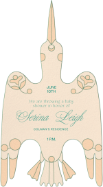 Birdsong - Baby Shower Invitation by Rubinski Works