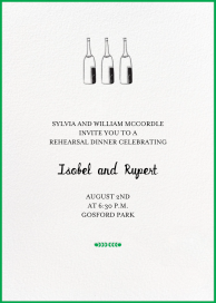 Bubbly for All - Rehearsal Dinner Invitation by Mr. Boddington's Studio