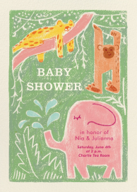 Safari Animals - Baby Shower Invitation by Paperless Post